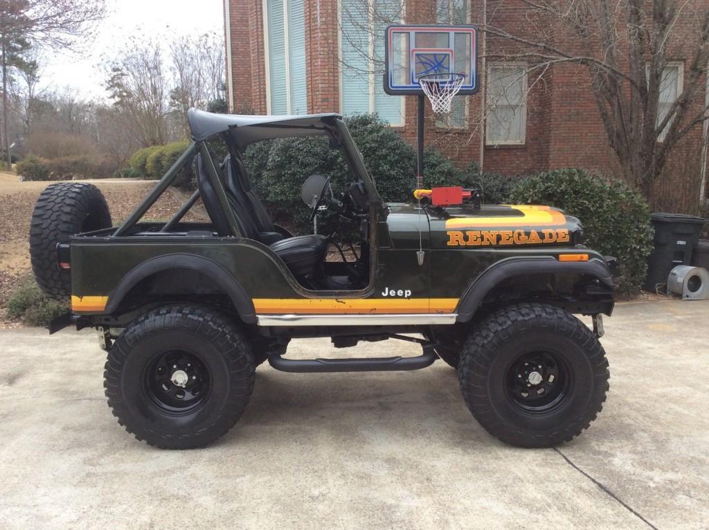 1981 a Jeep CJ-5 Renegade Survivor Original Paint Lifted CJ 4×4