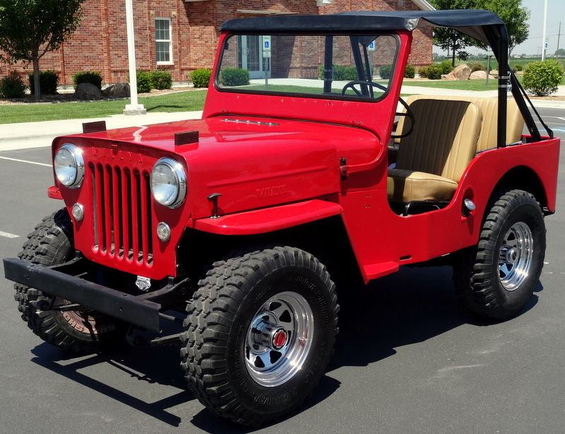 1954 Willys CJ-3B High Hood