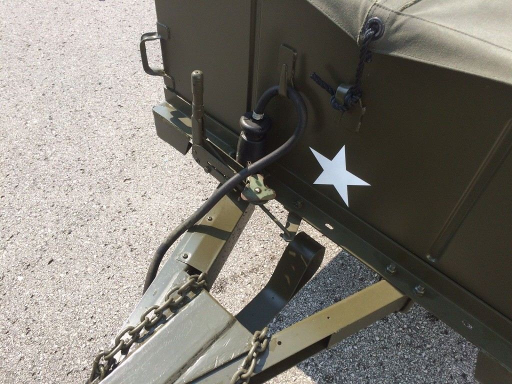 Jeep Willys restore M416 military trailer