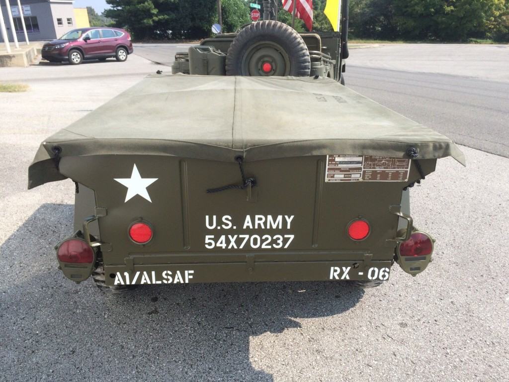 Jeep Willys restore M416 military trailer for sale