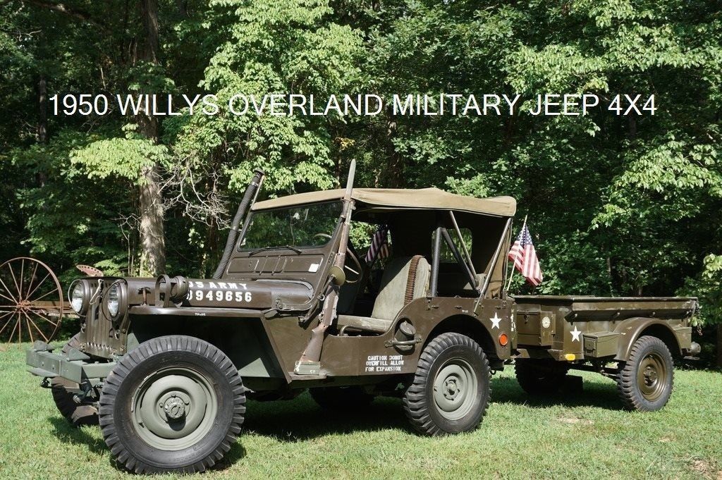 1950 Jeep Willys BUILT WITH WATERPROOF ENGINE AND 24V EL