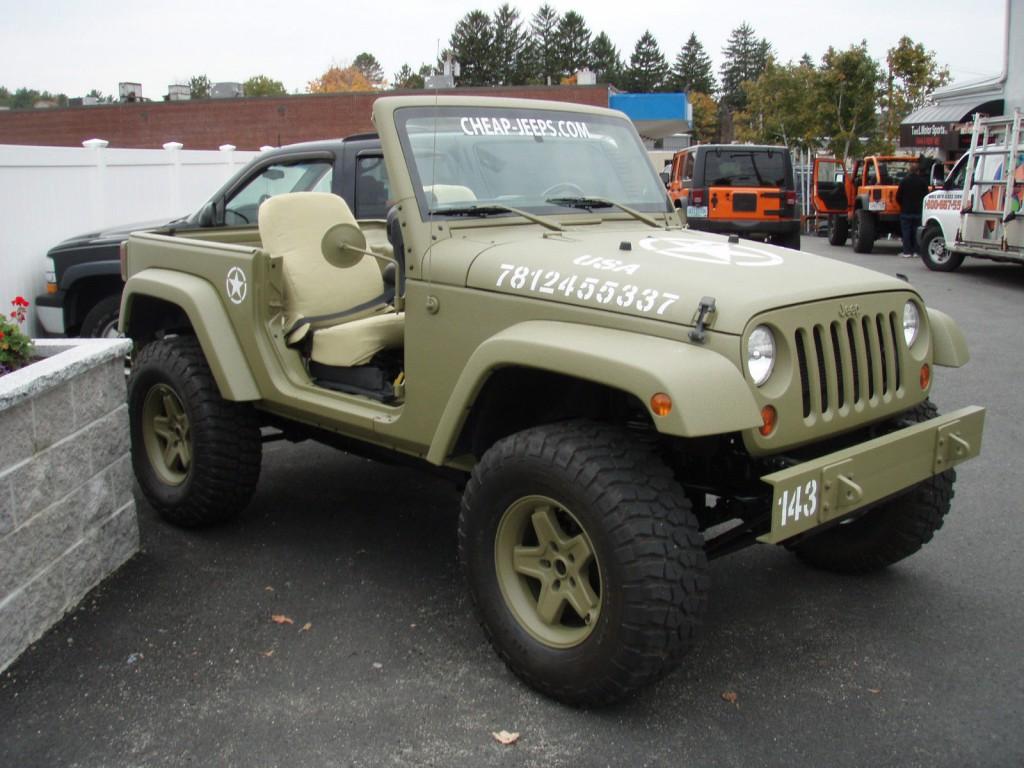 Jeep wrangler army