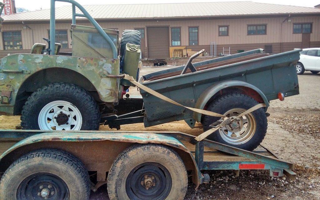 1944 Jeep Willys/ Millitary Trailer