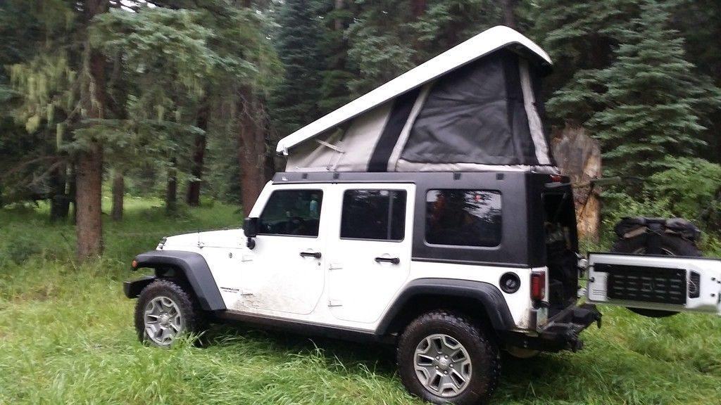 2014 Jeep Wrangler with Ursa Minor Pop Top camper