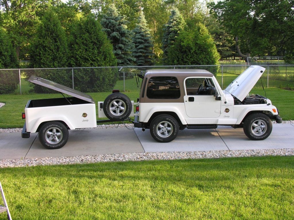 1997 Jeep Wrangler Sahara with Matching Trailer