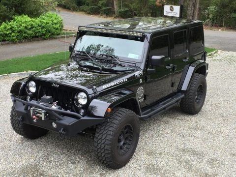 2015 Jeep Wrangler Rubicon Black Loaded With Many Extras Ready for sale