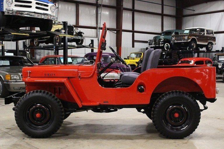 1948 Willys Jeep CJ-2A Red Jeep 2.2L Manual for sale