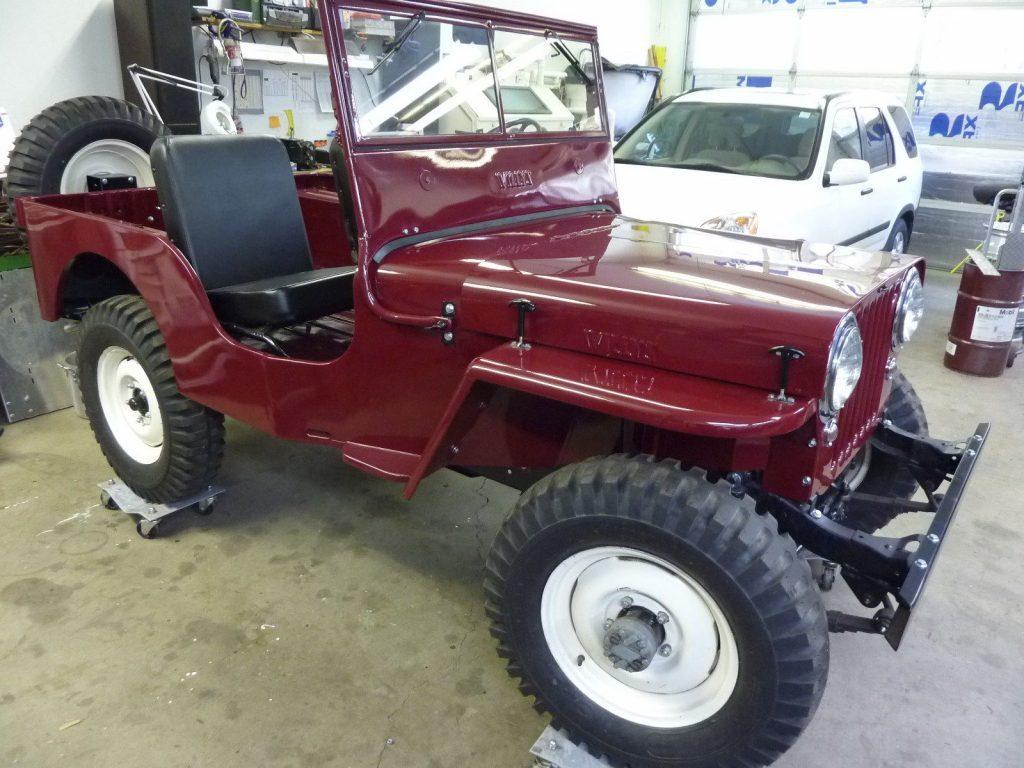 1948 Willys CJ2A Completely Restored
