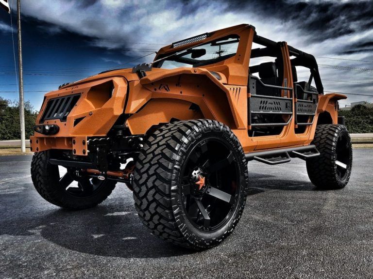 2017 Jeep Wrangler Orange Crush Rubicon Grumper 4.88 YUKON for sale