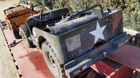 1942 Willys MB U.S. Army Truck, 1/4 ton, 4×4 for sale