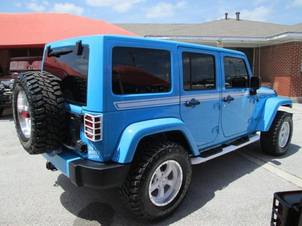 light blue jeep wrangler accessories