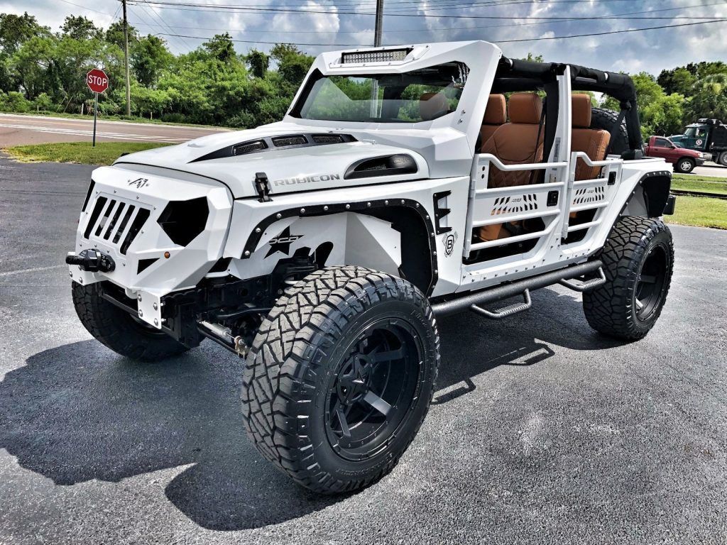 2018 Jeep Wrangler Rubicon Armor White OUT Leather NAV HARDTOP