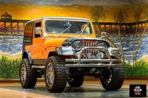Jeep CJ-7 Orange with 100,492 Miles, for sale! for sale