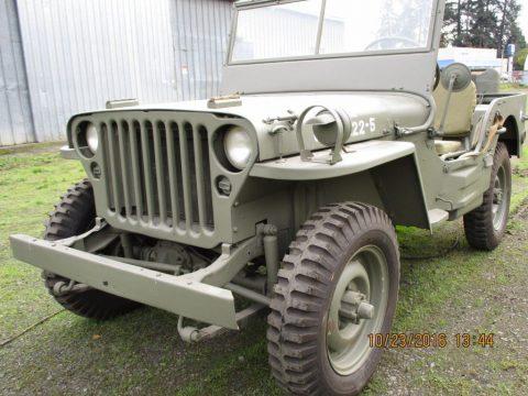 1942 Jeep MB3 military for sale