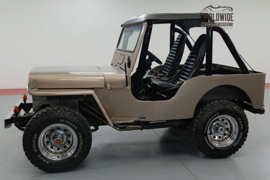 1948 Willys CJ2A 327v8! 4 Speed W/overdrive. 4X4. SOFT TOP. for sale