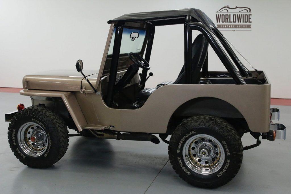 1948 Willys CJ2A 327v8! 4 Speed W/overdrive. 4X4. SOFT TOP. for sale