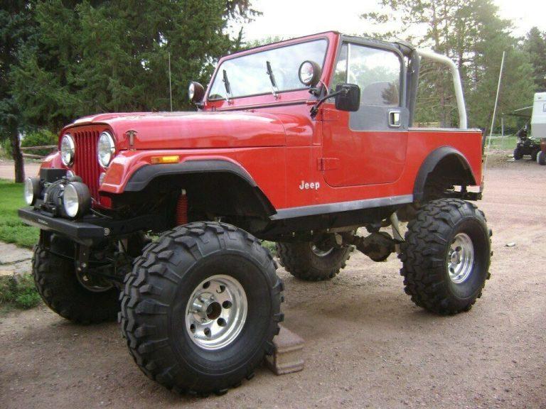 1984 Jeep CJ7 ifted on 38’s for sale