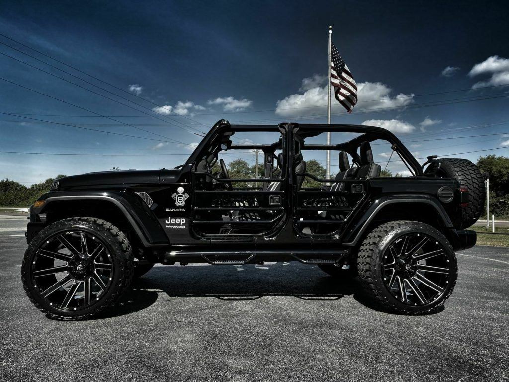 Jeep Wrangler Custom Turbo Sahara Lifted Leather S For Sale