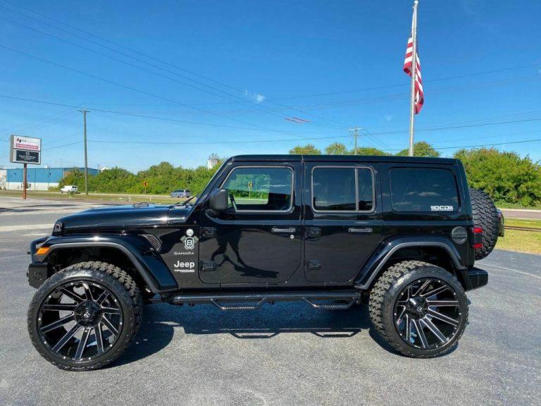 2019 Jeep Wrangler Custom Turbo Sahara Lifted Leather 24″s For Sale