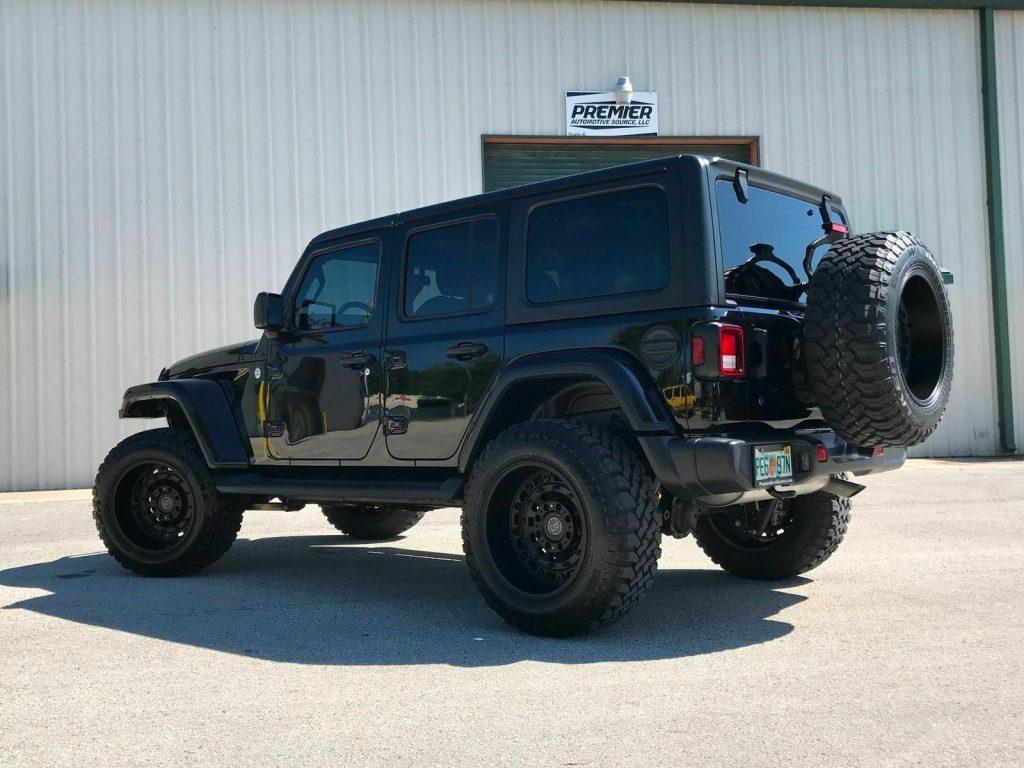 2019 Jeep Wrangler JL Lifted Black Rhino Wheels 35”s LED’s