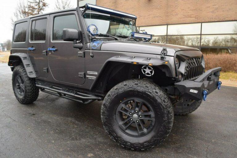 2016 Jeep Wrangler 4X4 Unlimited Sport Edition(over $10K UPGRADES) for sale