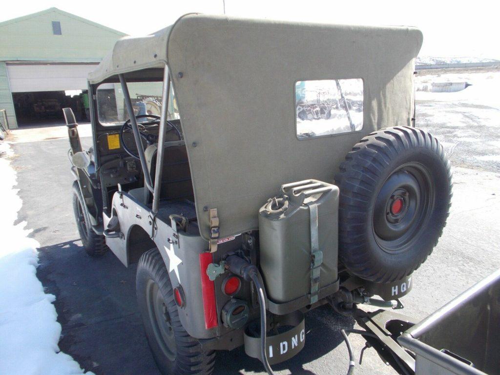 1953 Jeep Willys M38A AND Trailer