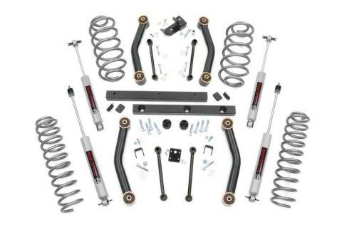 Rough Country 4″ Suspension Lift Kit For Jeep Wrangler TJ 1997-2002 for sale