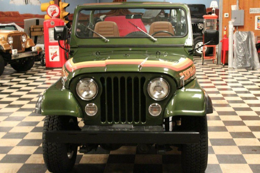 1981 Jeep CJ7 Sherwood Green and Nutmeg Restored