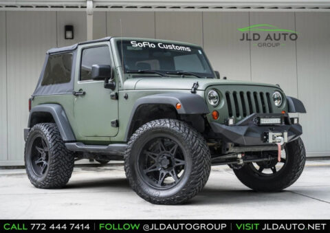 2013 Jeep Wrangler Sport 45k Miles! Matte Green Wrap! New Wheels + Ti for sale
