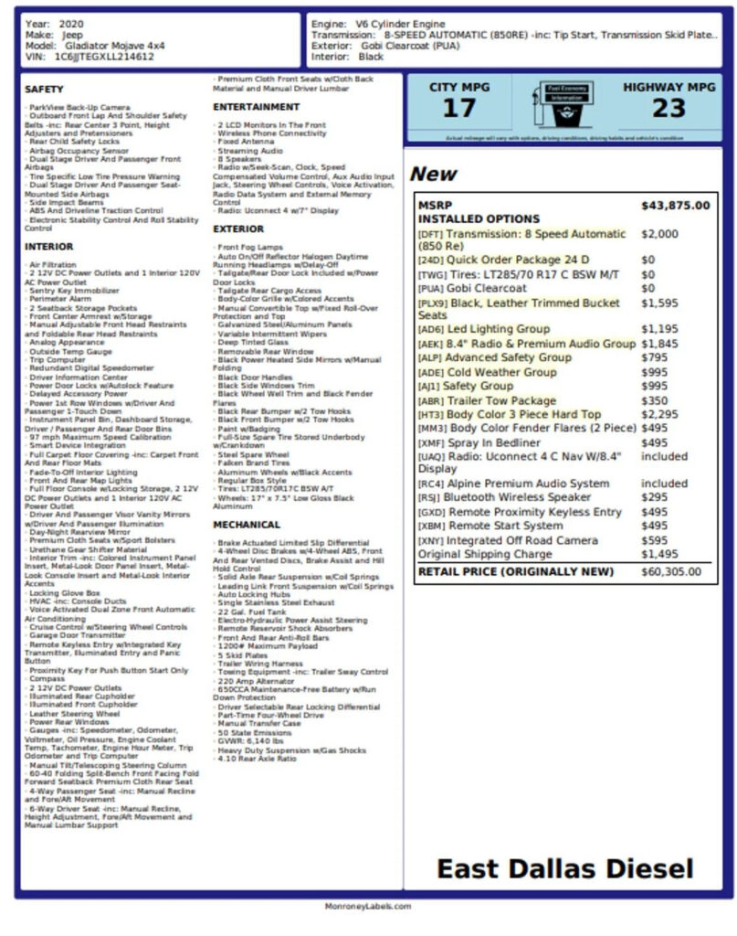 2020 Jeep Gladiator Mojave AEV Edition Magnuson Supercharger Lifted