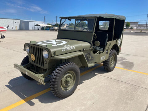 1947 Willys CJ2A GPW MB Military Tribute Jeep for sale